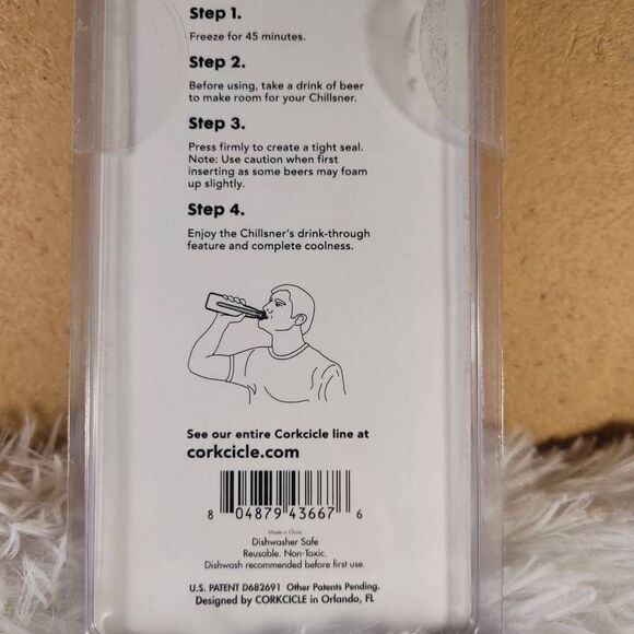 Corkcicle Chillsner Beer Chiller- NIP - Picture 5 of 5